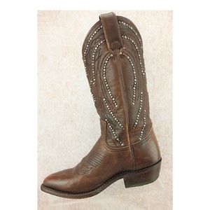 FRYE Billy studded cowboy boots never worn